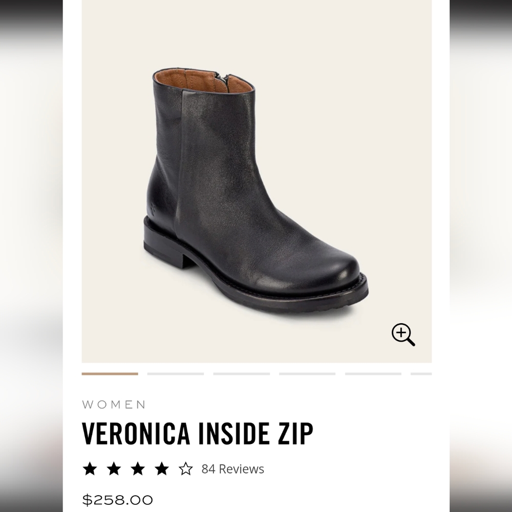 Frye Veronica Inside Zip Boots